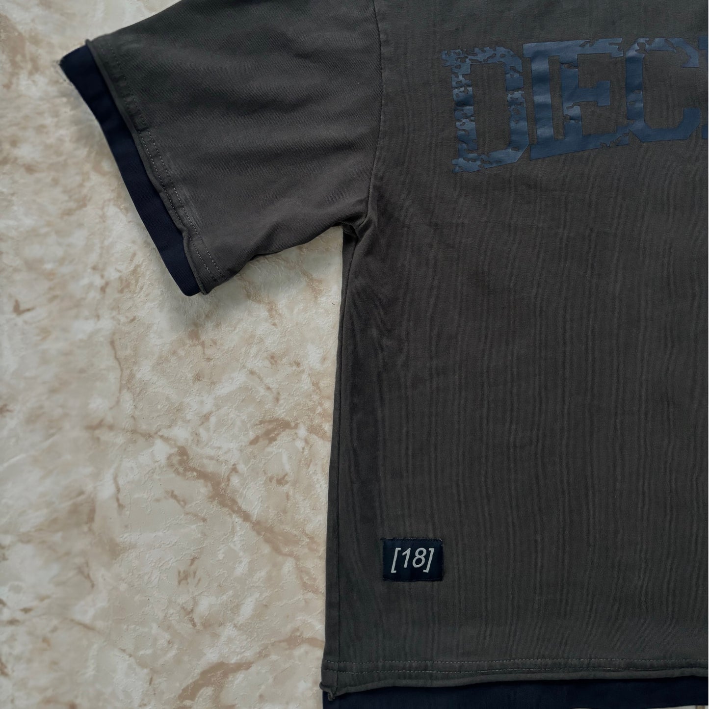 "dieci8ocho” Double Layer T-Shirt